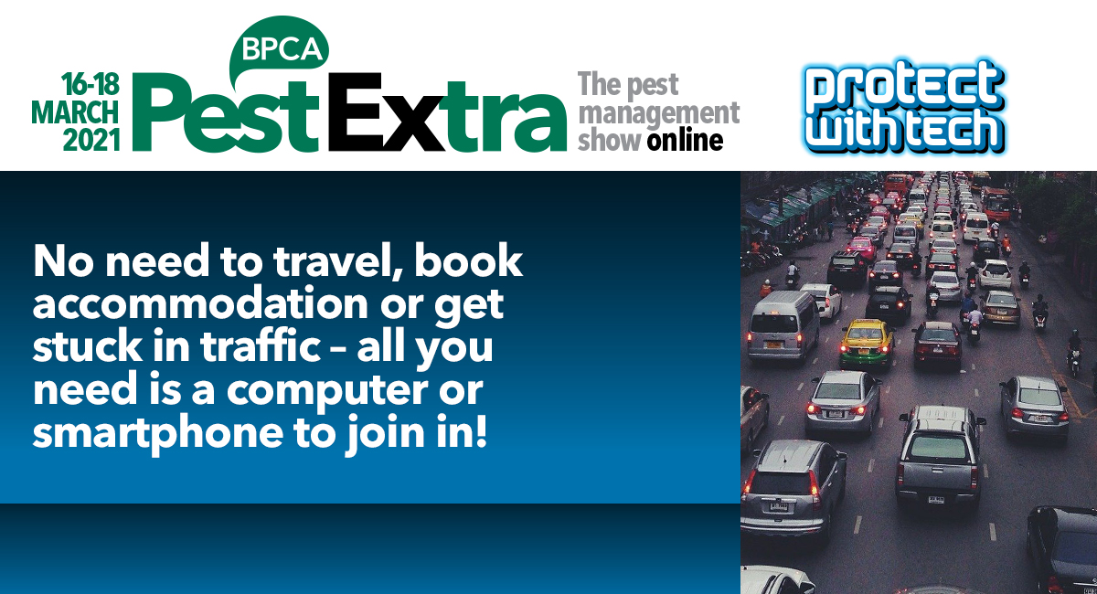 PestExtra stuck in traffic